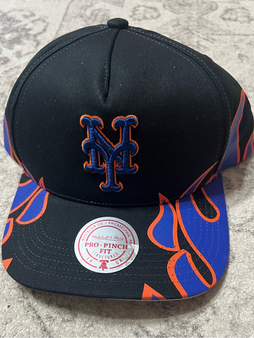 Mitchell & Ness New York Mets Hot Head MLB snapback hat